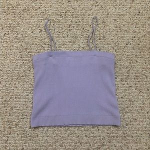 American Eagle Purple Crop Top